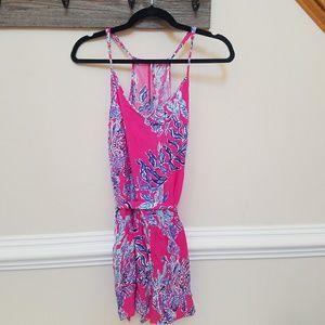 Lilly Pulitzer Capri Pink Samba Romper